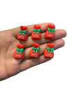 APLIQUE RESINA PRESENTINHO DE NATAL - 6 UNIDADES
