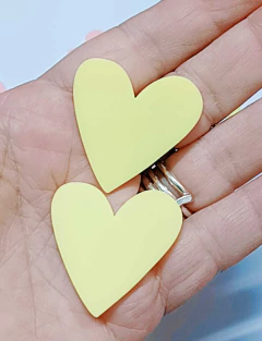 APLIQUE ACRÍLICO CORAÇÃO 4 x 3.5 cm. /PAR na internet