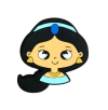 APLIQUE EMBORRACHADO YAMA - PRINCESA JASMINE / UNIDADE