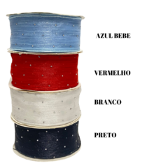 FITA ORGANZA COM STRASS - METRO / N9 - comprar online