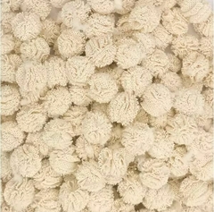 POMPOM MALHA 10MM - CREME