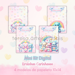 KIT DIGITAL PAPELETAS URSINHOS CARINHOSOS - PRODUTO NÃO FÍSICO