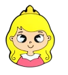 APLIQUE EMBORRACHADO YAMA - PRINCESA AURORA / UNIDADE