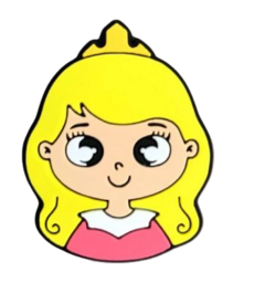 APLIQUE EMBORRACHADO YAMA - PRINCESA AURORA / UNIDADE