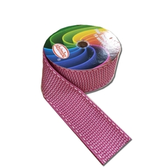 FITA SINIMBU PESPONTADA TEXTURA - PINK COM ROSA CLARO