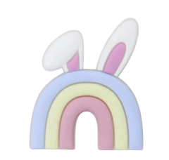 APLIQUES EMBORRACHADO ARCO IRIS COELHO CANDY PÁSCOA - 2 UNIDADES - comprar online