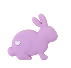 APLIQUES EMBORRACHADO COELHO ROSA PÁSCOA - 2 UNIDADES - comprar online