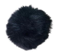 POMPOM PELÚCIA 8 Cm. - PAR - Fitas da Teresa | Materiais para Laceiras - Apliques para Laços - Miçangas