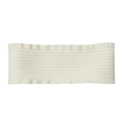 FITA IMPORTADA COM TEXTURA LISTRADA E BORDINHA ONDULADA 38 mm.- METRO - Fitas da Teresa | Materiais para Laceiras - Apliques para Laços - Miçangas