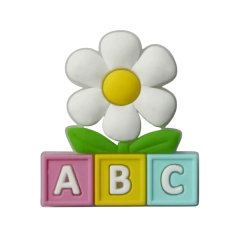 APLIQUES EMBORRACHADO ESCOLAR FLOR ABC CANDY - 2 UNIDADES - comprar online