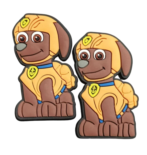 APLIQUE EMBORRACHADO "ZUMA" PATRULHA CANINA - 2 UNIDADES