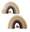 APLIQUE ACRÍLICO ARCO-ÍRIS CUTE OUTONO - 2 UNIDADES