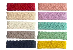 FITA IMPORTADA RENDADA FLOR DUPLA - METRO - comprar online