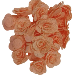 Imagem do APLIQUE ROSA TECIDO 2,5 CM- 5 UNIDADES COR ÚNICA