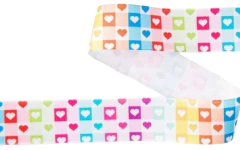 FITA ESTAMPADA SINIMBU - 2M - Fitas da Teresa | Materiais para Laceiras - Apliques para Laços - Miçangas
