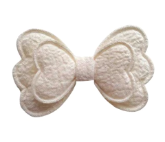 APLIQUE DE TECIDO ACOLCHOADO LACINHO DUPLO - 2 UNIDADES - comprar online