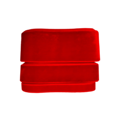 FITA DE VELUDO YAMA VERMELHO 38MM 22MM 10MM - METRO