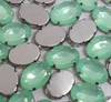 CHATON ENGRAMPADO - VERDE AGUA /8MM X 10MM - 5UNIDADES
