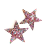 APLIQUE ESTRELA TEXTURA MULTICOLORIDA