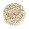 PEROLA COM FURO COR BRANCA 4MM - 10GRS