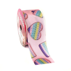 FITA GORGURÃO PROGRESSO POP IT FUNDO ROSA CANDY 298 - ( 38MM ) 10 METROS