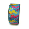 FITA GORGURÃO ESTAMPADO ART FITAS - CAVALO MARINHO FUNDO DO MAR