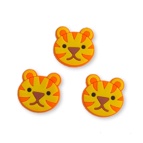 APLIQUE EMBORRACHADO TIGRE - 2 UNIDADE