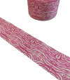 FITA IMPORTADA ZEBRA ROSA E BRANCA- METRO