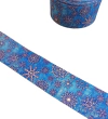 FITA IMPORTADA FLOCOS DE NEVE FUNDO AZUL - METRO