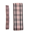 FITA IMPORTADA XADREZ ROSA COM LINHAS PRETAS 38MM E 10 MM - METRO