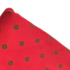 TECIDO VELUDO COTELÊ POÁ VERMELHO NATAL- TAMANHO 50 X 75 CM