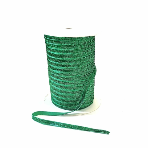 FITA ESPONJA GLITER VERDE - 10MM