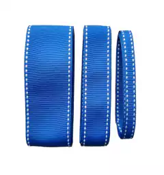 KIT FITA PESPONTADA YAMA AZUL ROYAL COR 329W - 2 METROS DE CADA TAMANHO