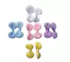 LACINHO CROCHE CANDY COLOR 4CM - 6 UNIDADESy