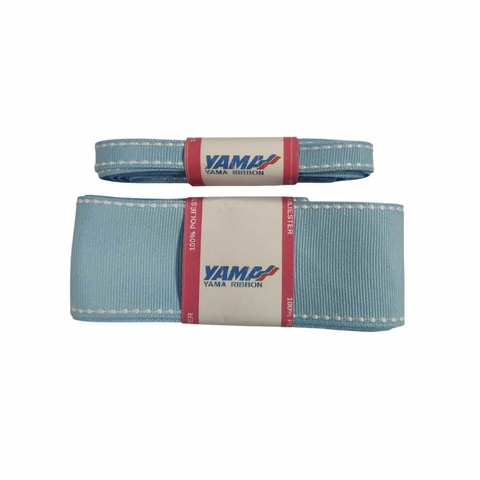 KIT FITA PESPONTADA YAMA AZUL BEBE COR 311W - 2 METROS DE CADA TAMANHO ( N9, N5, N2)