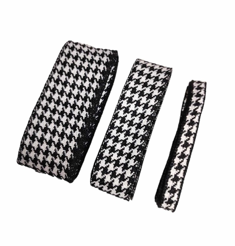 FITA IMPORTADA PIED DE POULE PRETO ( N9 , N5 , N2 ) - METRO