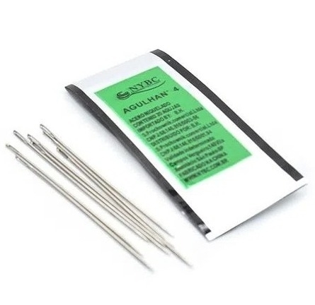 AGULHA DE MÃO PARA COSTURA NÚMERO 7 - ENVELOPE COM 20 UNIDADES