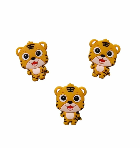 APLIQUE EMBORRACHADO TIGRE BABY - 2 UNIDADE