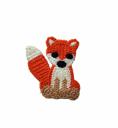 APLIQUE CROCHÊ RAPOSINHA CUTE 6 CM - 2 UNIDADES