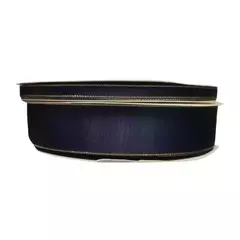FITA YAMA COM BORDA DOURADA - METRO - Fitas da Teresa | Materiais para Laceiras - Apliques para Laços - Miçangas