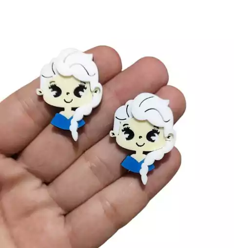 APLIQUE ACRÍLICO ELSA ROSTO - UNIDADE