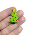 APLIQUE ACRÍLICO ÁRVORE DE NATAL - UNIDADE