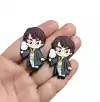 APLIQUE EMBORRACHADO HARRY POTTER COM CORUJA - 2 UNIDADES
