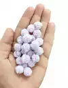 POMPOM MALHA LILAS 15MM - 10 UNIDADES