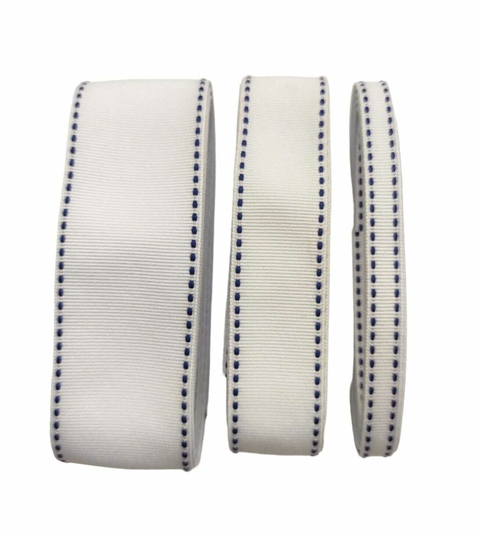 FITA PESPONTADA YAMA BRANCA COR 0291W - METRO