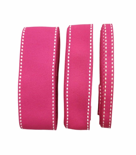 KIT FITA PESPONTADA YAMA PINK COR 187W - 2 METROS DE CADA TAMANHO