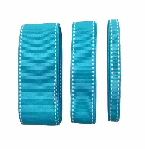KIT FITA PESPONTADA YAMA AZUL PISCINA 340W - 2 METROS DE CADA TAMANHO