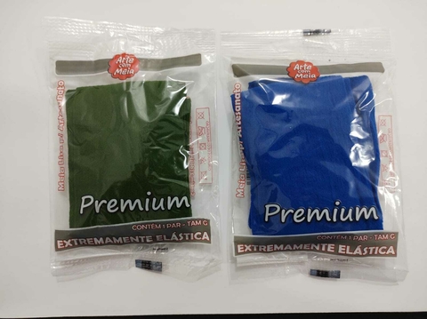 MEIA DE SEDA ARTE COM MEIA LINHA PREMIUM CORES 8 - CONTÉM 1 PAR TAM G