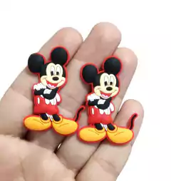 APLIQUE EMBORRACHADO MICKEY CORPO BRAÇOS CRUZADOS - 2 UNIDADES