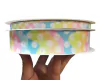 FITA ESTAMPADA YAMA MARGARIDAS BRANCAS COM FUNDO CANDY- N9 E N2